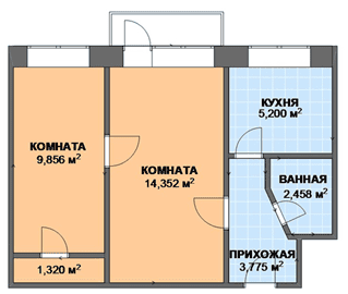 А эта планировка новостройки была буквально создана для разделения
